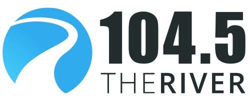 104.5 The River Logo